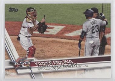 2017 Topps Update Series - [Base] #US47.2 - Short Print Variation - Yadier Molina (Wearing Mask)