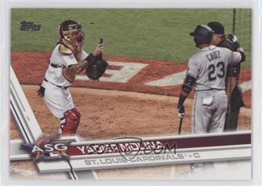 2017 Topps Update Series - [Base] #US47.2 - Short Print Variation - Yadier Molina (Wearing Mask)