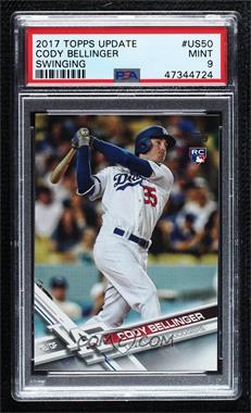 2017 Topps Update Series - [Base] #US50.1 - Cody Bellinger (Batting) [PSA 9 MINT]