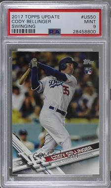 2017 Topps Update Series - [Base] #US50.1 - Cody Bellinger (Batting) [PSA 9 MINT]