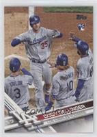 Short Print Variation - Cody Bellinger (Crossing Home Plate)