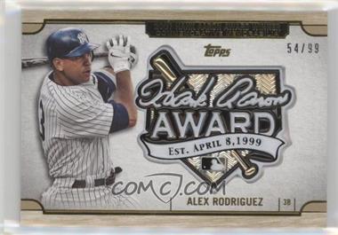 2017 Topps Update Series - Hank Aaron Award Manufactured Relics - Gold #HA-AR - Alex Rodriguez /99