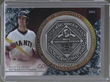 2017 Topps Update Series - MLB MVP Award Medallions #MVPR-BP - Buster Posey