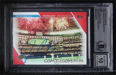 2017 Topps Update Series - Postseason Celebration - Red #PC-1 - Toronto Blue Jays /250 [BAS BGS Authentic]