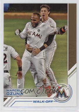 2017 Topps Update Series - Topps Salute #USS-36 - Walk-Off - Marcell Ozuna