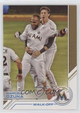 2017 Topps Update Series - Topps Salute #USS-36 - Walk-Off - Marcell Ozuna