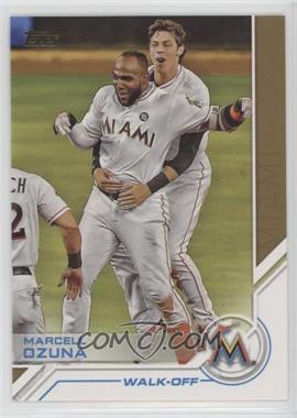 2017 Topps Update Series - Topps Salute #USS-36 - Walk-Off - Marcell Ozuna