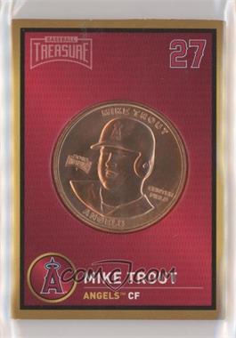 2018 Baseball Treasure Coin Cards - [Base] #_MITR - Mike Trout