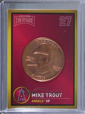 2018 Baseball Treasure Coin Cards - [Base] #_MITR - Mike Trout