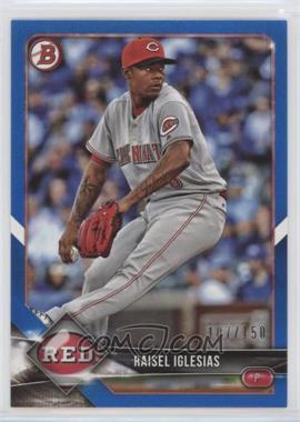 2018 Bowman - [Base] - Blue #96 - Raisel Iglesias /150