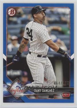 2018 Bowman - [Base] - Blue #97 - Gary Sanchez /150