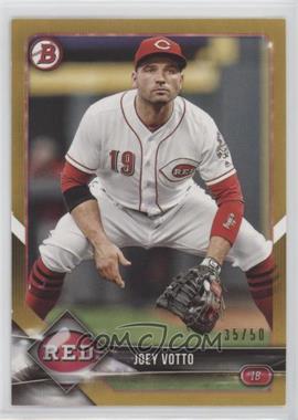 2018 Bowman - [Base] - Gold #43 - Joey Votto /50