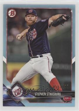 2018 Bowman - [Base] - Sky Blue #30 - Stephen Strasburg /499