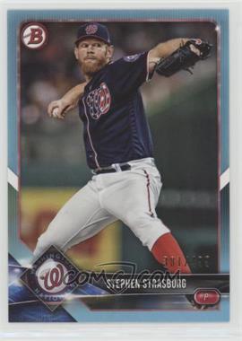 2018 Bowman - [Base] - Sky Blue #30 - Stephen Strasburg /499