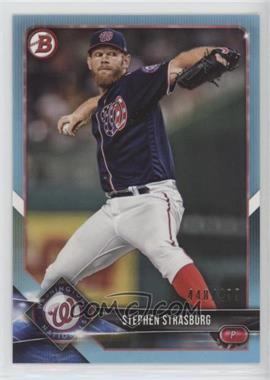 2018 Bowman - [Base] - Sky Blue #30 - Stephen Strasburg /499