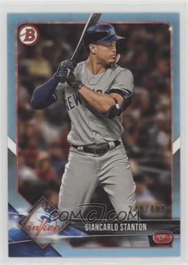 2018 Bowman - [Base] - Sky Blue #67 - Giancarlo Stanton /499