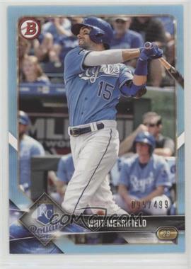 2018 Bowman - [Base] - Sky Blue #98 - Whit Merrifield /499