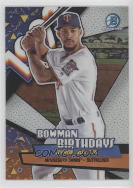 2018 Bowman - Bowman Birthdays #BB-BB - Byron Buxton