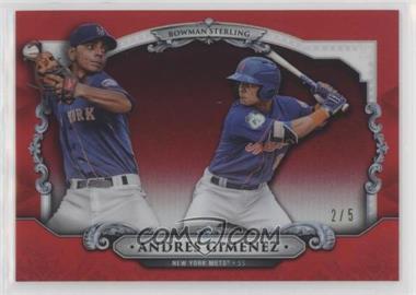 2018 Bowman - Bowman Sterling Continuity - Red Refractor #BS-AG - Andres Gimenez /5