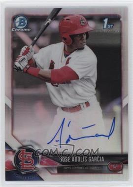 2018 Bowman - Chrome Prospect Autographs - Refractor #CPA-BW - Jose Adolis Garcia /499