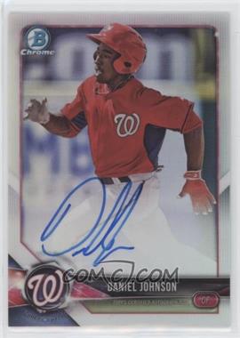 2018 Bowman - Chrome Prospect Autographs - Refractor #CPA-DJ - Daniel Johnson /499