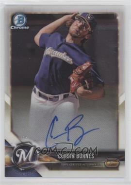 2018 Bowman - Chrome Prospect Autographs #CPA-CB - Corbin Burnes