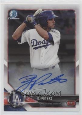 2018 Bowman - Chrome Prospect Autographs #CPA-DP - DJ Peters