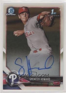 2018 Bowman - Chrome Prospect Autographs #CPA-SH - Spencer Howard