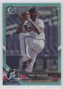 2018 Bowman - Chrome Prospects - Aqua Refractor #BCP71 - Touki Toussaint /125