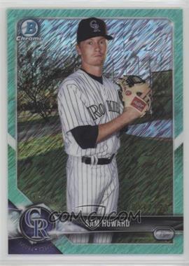 2018 Bowman - Chrome Prospects - Aqua Shimmer Refractor #BCP109 - Sam Howard /125