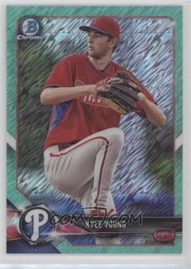 2018 Bowman - Chrome Prospects - Aqua Shimmer Refractor #BCP129 - Kyle Young /125
