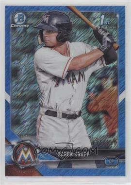 2018 Bowman - Chrome Prospects - Blue Shimmer Refractor #BCP5 - Aaron Knapp /150