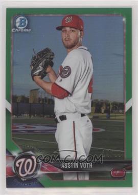 2018 Bowman - Chrome Prospects - Green Refractor #BCP74 - Austin Voth /99