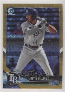 2018 Bowman - Chrome Prospects - Mega Box Gold Mojo Refractor #BCP10 - Justin Williams /50