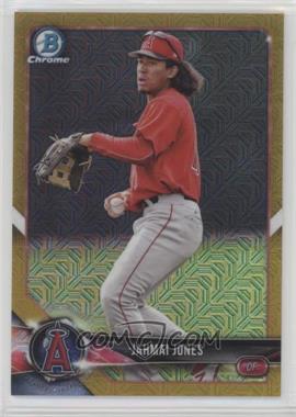 2018 Bowman - Chrome Prospects - Mega Box Gold Mojo Refractor #BCP144 - Jahmai Jones /50