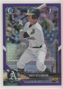 2018 Bowman - Chrome Prospects - Mega Box Purple Mojo Refractor #BCP45 - Greg Deichmann /250