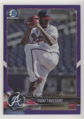 2018 Bowman - Chrome Prospects - Purple Refractor #BCP71 - Touki Toussaint /250