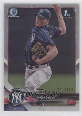 2018 Bowman - Chrome Prospects - Refractor #BCP102 - Matt Sauer /499