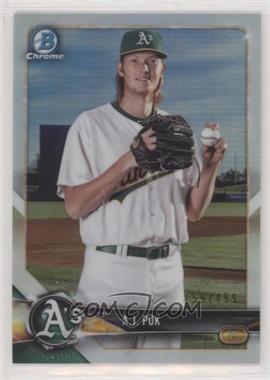 2018 Bowman - Chrome Prospects - Refractor #BCP142 - A.J. Puk /499