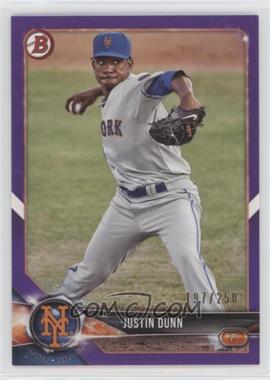 2018 Bowman - Prospects - Purple #BP82 - Justin Dunn /250