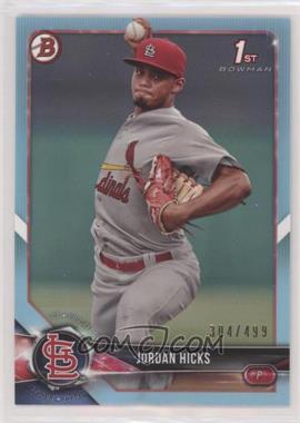 2018 Bowman - Prospects - Sky Blue #BP123 - Jordan Hicks /499