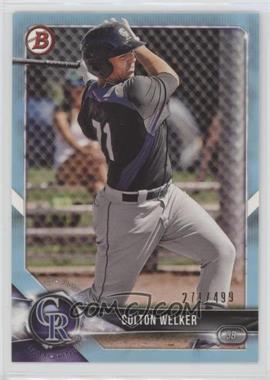 2018 Bowman - Prospects - Sky Blue #BP39 - Colton Welker /499