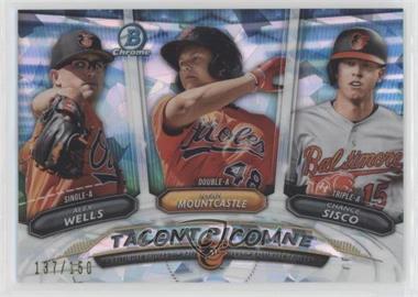 2018 Bowman - Talent Pipeline - Atomic Refractor #TP-BAL - Chance Sisco, Ryan Mountcastle, Alex Wells /150