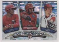 Erick Fedde, Juan Soto, Osvaldo Abreu #/150