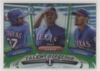 Ronald Guzman, Ariel Jurado, Leody Taveras [EX to NM] #/99