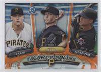 Austin Meadows, Mitch Keller, Will Craig #/25