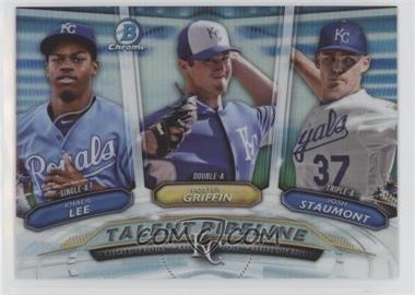 2018 Bowman - Talent Pipeline #TP-KCR - Josh Staumont, Foster Griffin, Khalil Lee