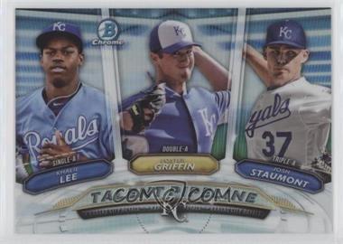 2018 Bowman - Talent Pipeline #TP-KCR - Josh Staumont, Foster Griffin, Khalil Lee