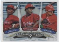 Scott Kingery, Franklyn Kilome, Sixto Sanchez