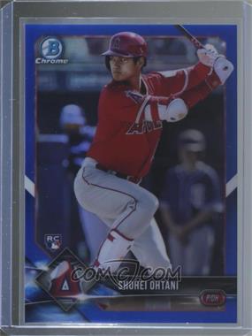 2018 Bowman Chrome - [Base] - Blue Refractor #1 - Shohei Ohtani /150